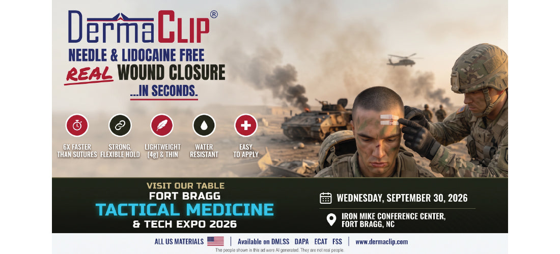 DermaClip at Fort Bragg Tactical Medicine & Tech Expo 2026