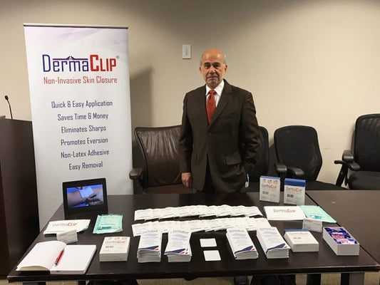 DermaClip visits MHS Vendor Day to Show its Innovative Device