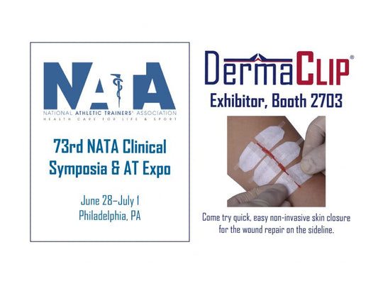 DermaClip to exhibit at National Athletic Trainers’ Association Conference (NATA 2022)
