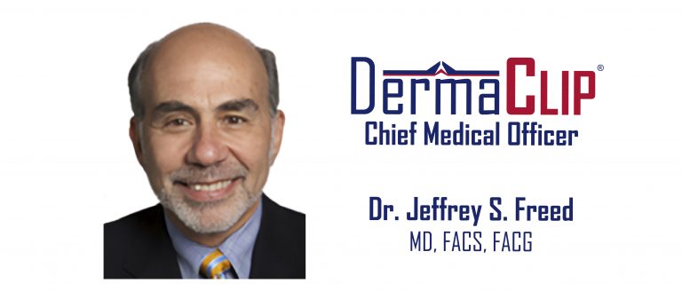 Dr. Jeffrey S. Freed named DermaClip Chief Medical Officer