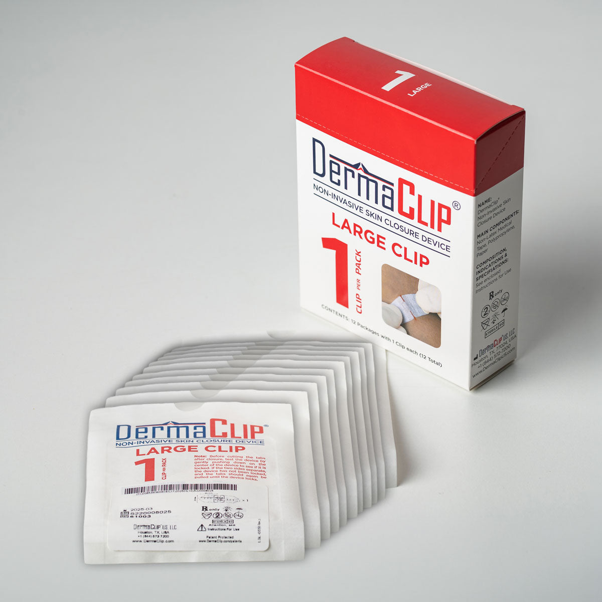 DermaClip Large 1 Clip (21mm, 1" / pkg)