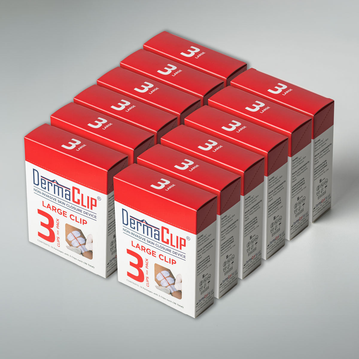 DermaClip Large 3 Clip (21mm, 3" / pkg)