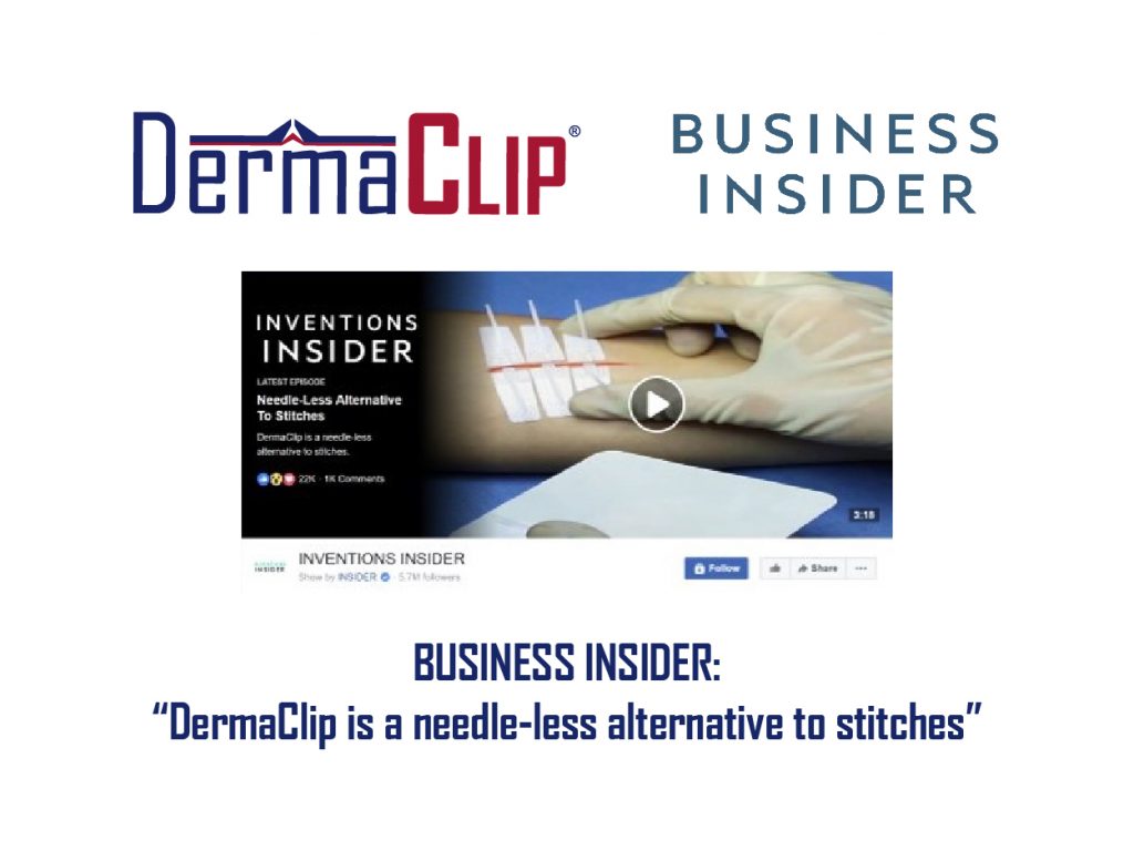 DermaClip gets over 7 million views on Business Insider