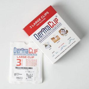 DermaClip 3 large clips packaging front