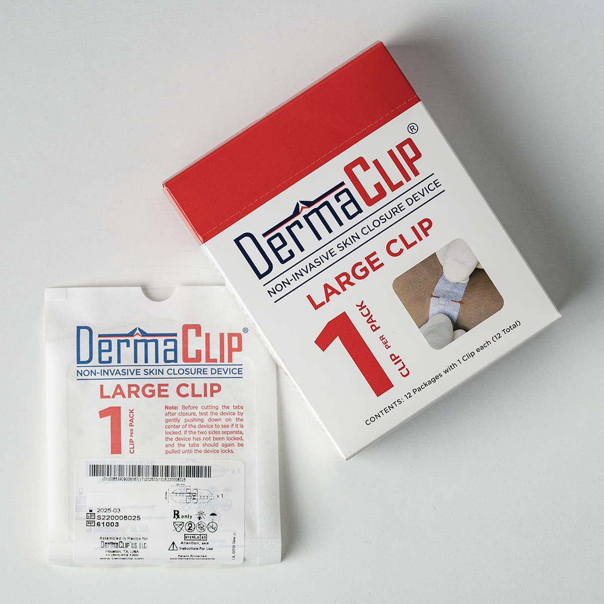 DermaClip packaging front - large clip