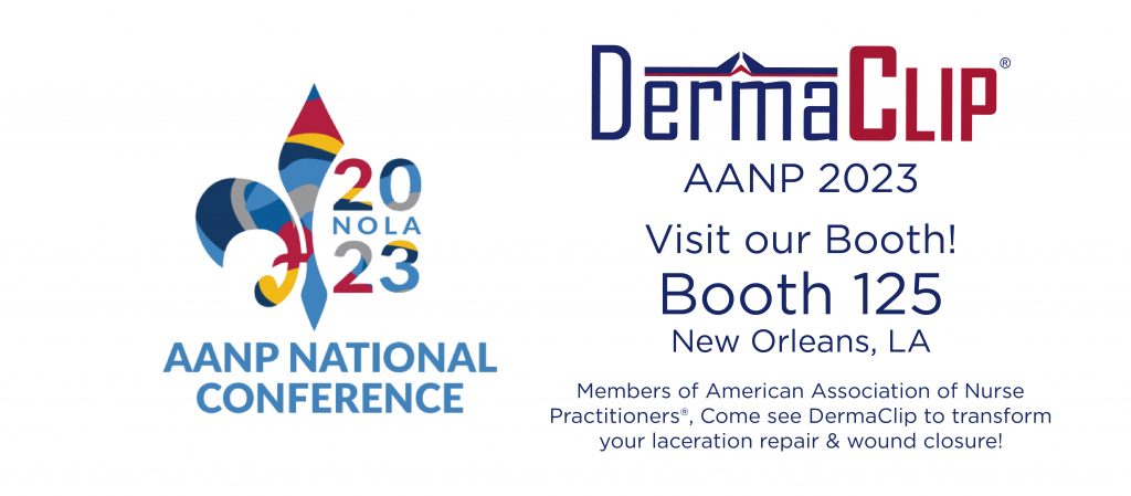 DermaClip exhibits non-invasive skin closure at the American Association of Nurse Practitioners Conference 2023